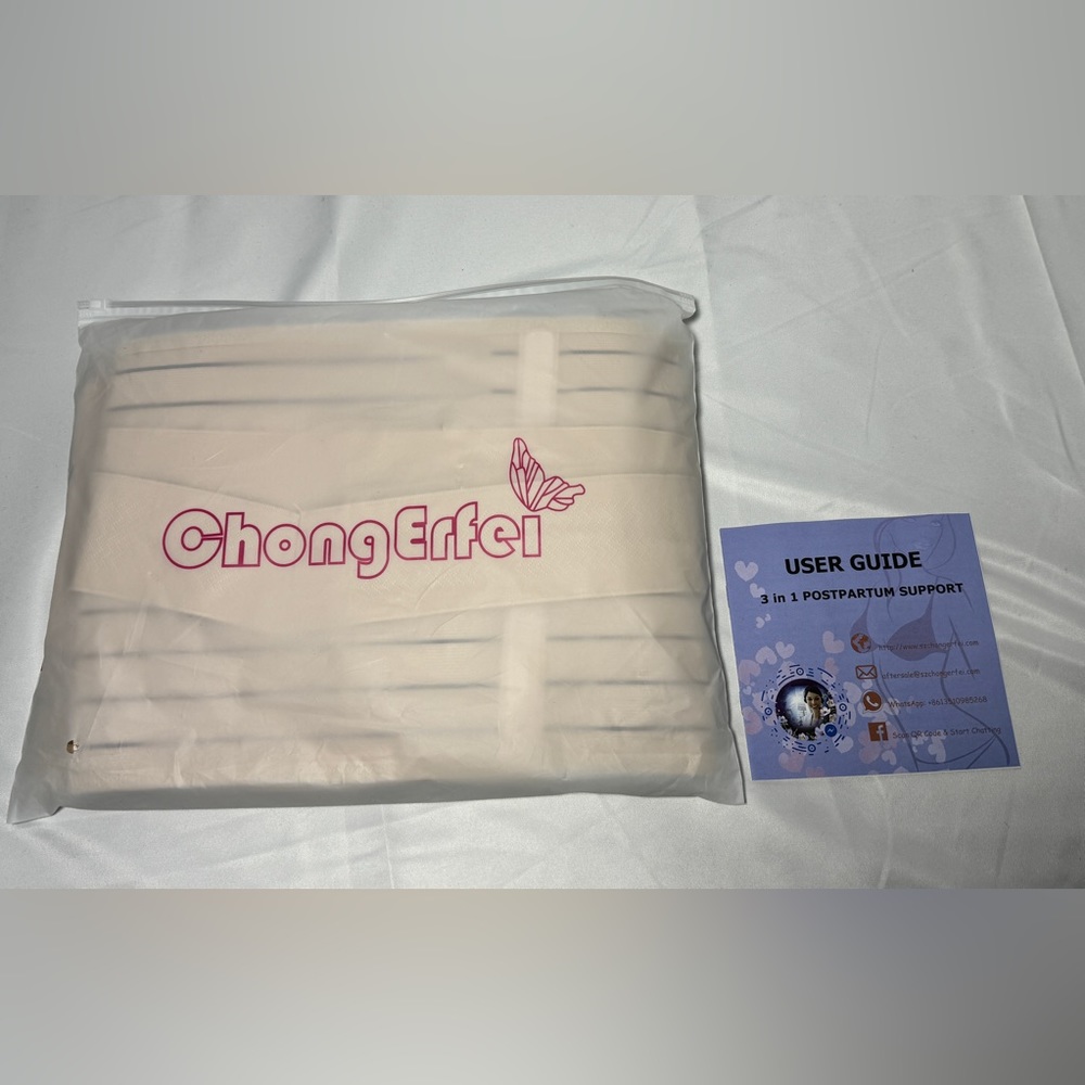 NWT-ChongErfei 3 in 1 Postpartum Support Recovery Belly Wrap Waist/Pelvis Belt